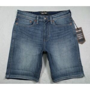DUER DU/ER Jean Shorts Mens Size 32 Blue Performance Denim L2X Athletic Fit NWT